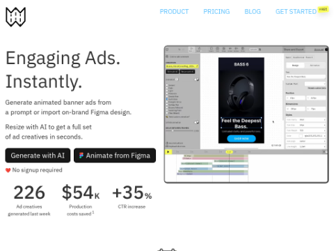 Screenshot of the homepage of foldwrap.com